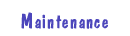 Web Site Maintenance